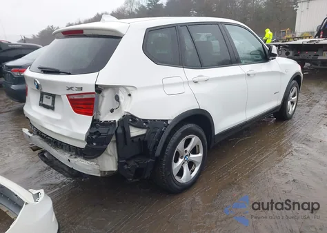 2012 BMW X3 xDrive28I z USA, uszkodzony, nr VIN 5UXWX5C5XCL725679
